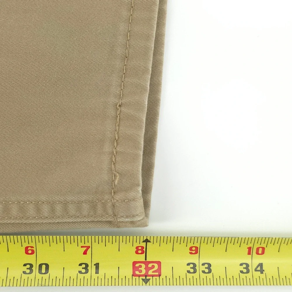 Levi's 511 Mens Slim Fit Pants 33x34 Khaki Tan Chino Workwear 04511-3376